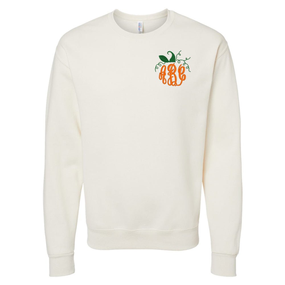 Pumpkin monogram sweatshirt hotsell