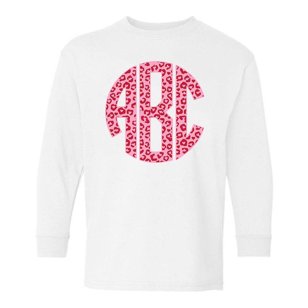 Monogrammed Leopard T-Shirt