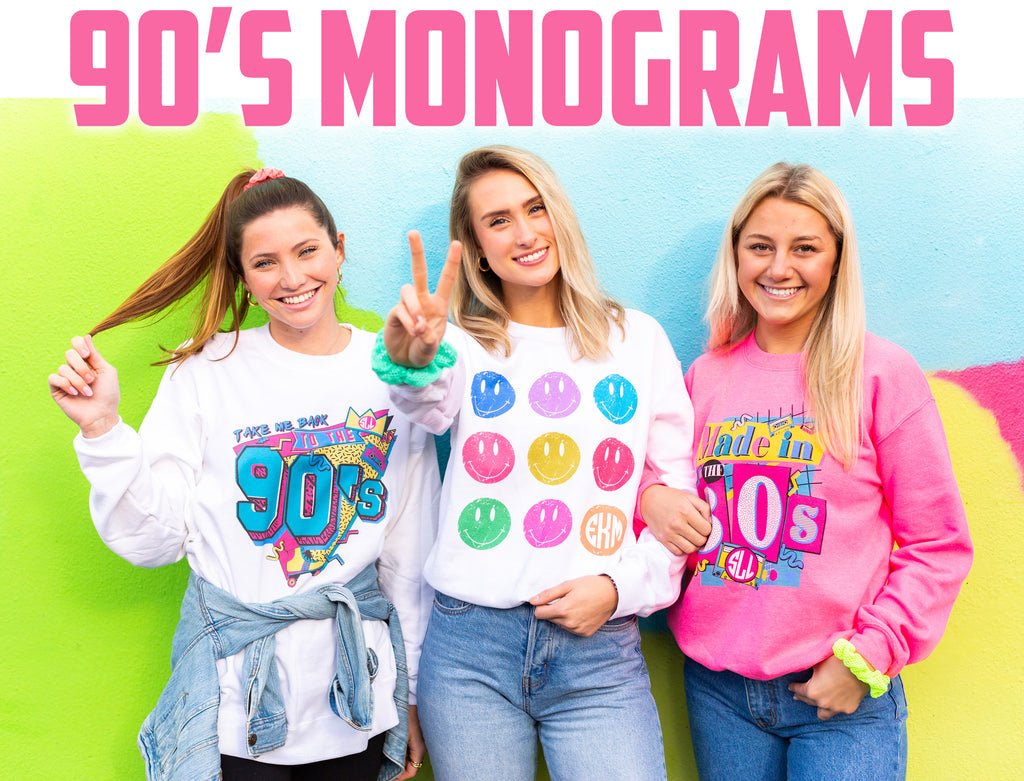 Introducing our 90's Collection! - United Monograms