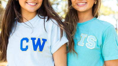 Letter Patch T-Shirts - United Monograms