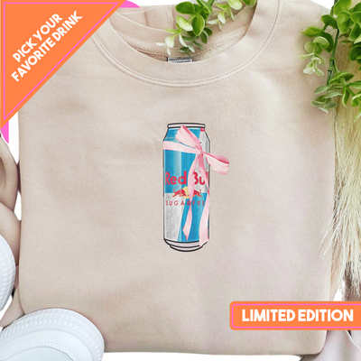 LIMITED EDITION 'Bow Beverages' Cozy Crew (FREE! *ADD TO CART*)