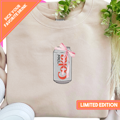 LIMITED EDITION 'Bow Beverages' Cozy Crew (FREE! *ADD TO CART*)