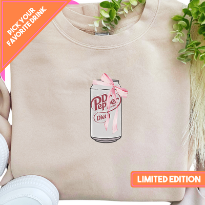 LIMITED EDITION 'Bow Beverages' Cozy Crew (FREE! *ADD TO CART*)