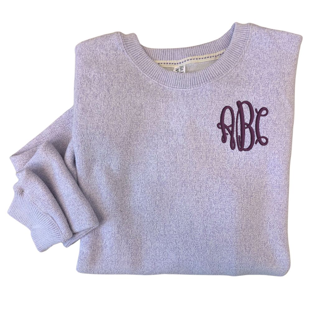 Monogrammed Nantucket Knit