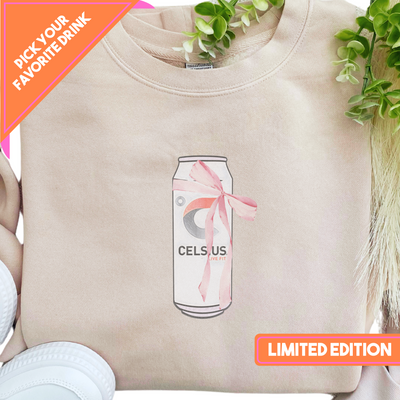 LIMITED EDITION 'Bow Beverages' Cozy Crew (FREE! *ADD TO CART*)