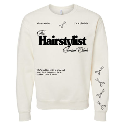 ‘Hairstylist Social Club' Crewneck Sweatshirt