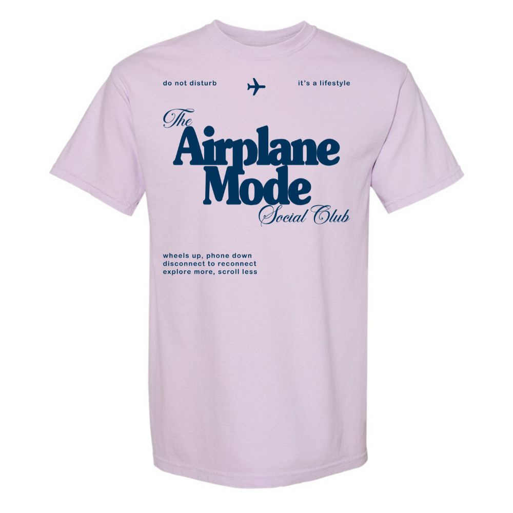 'Airplane Mode Social Club' T-Shirt