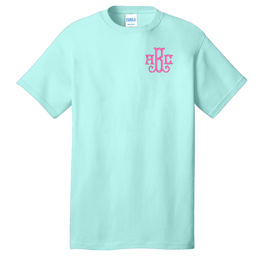 Monogrammed Neon T-Shirt
