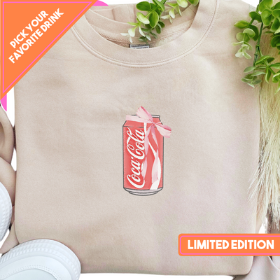 LIMITED EDITION 'Bow Beverages' Cozy Crew (FREE! *ADD TO CART*)