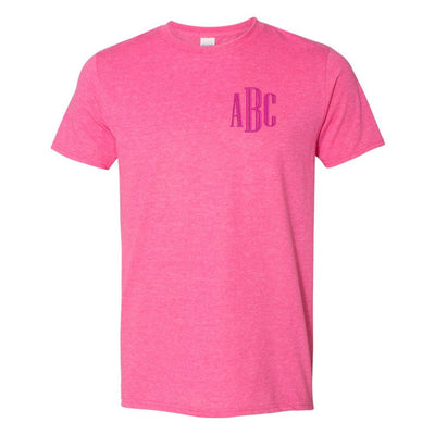 Monogrammed Heathered T-Shirt