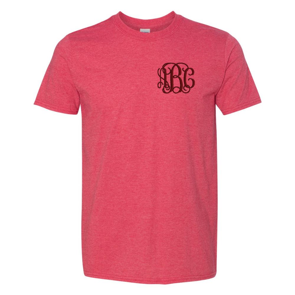 Monogrammed Heathered T-Shirt