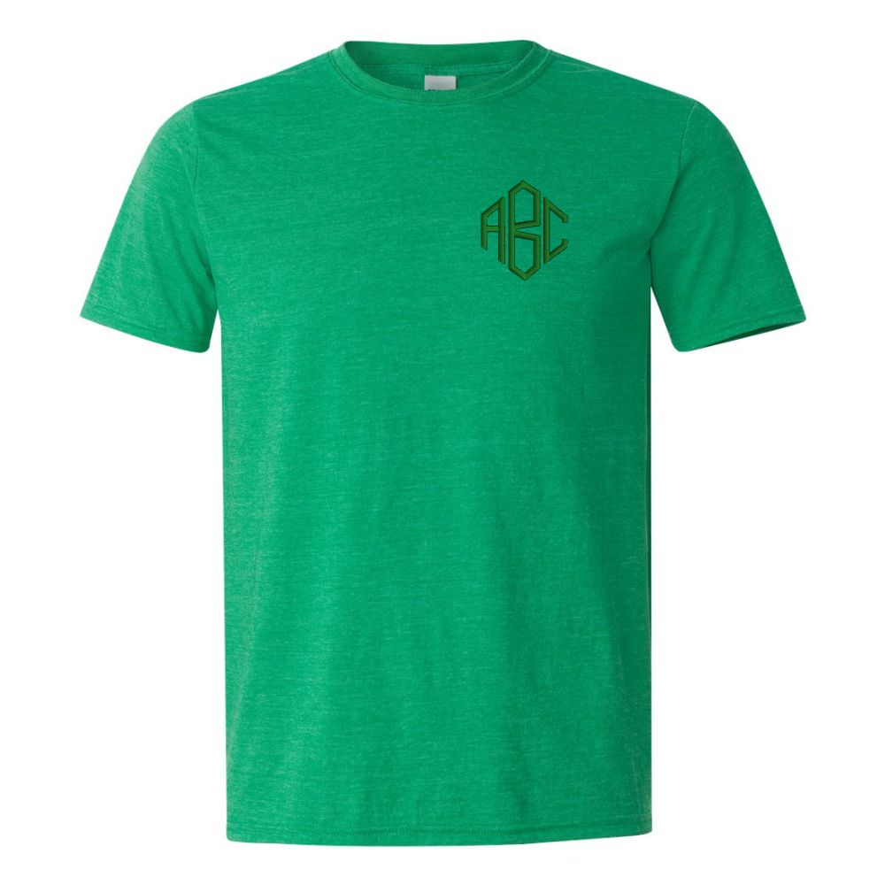 Monogrammed Heathered T-Shirt