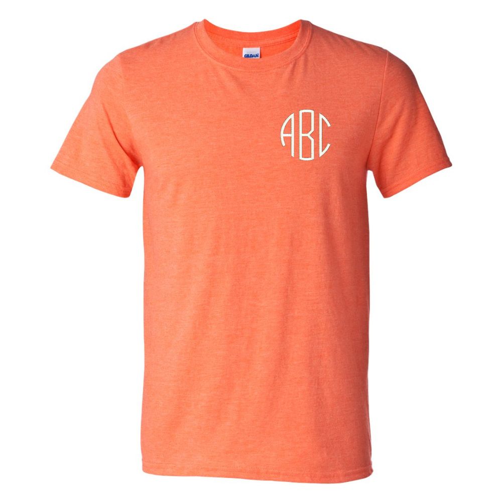 Monogrammed Heathered T-Shirt