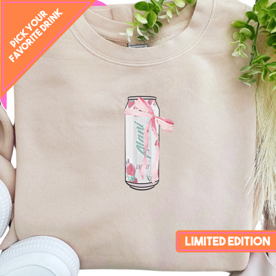 LIMITED EDITION 'Bow Beverages' Cozy Crew (FREE! *ADD TO CART*)