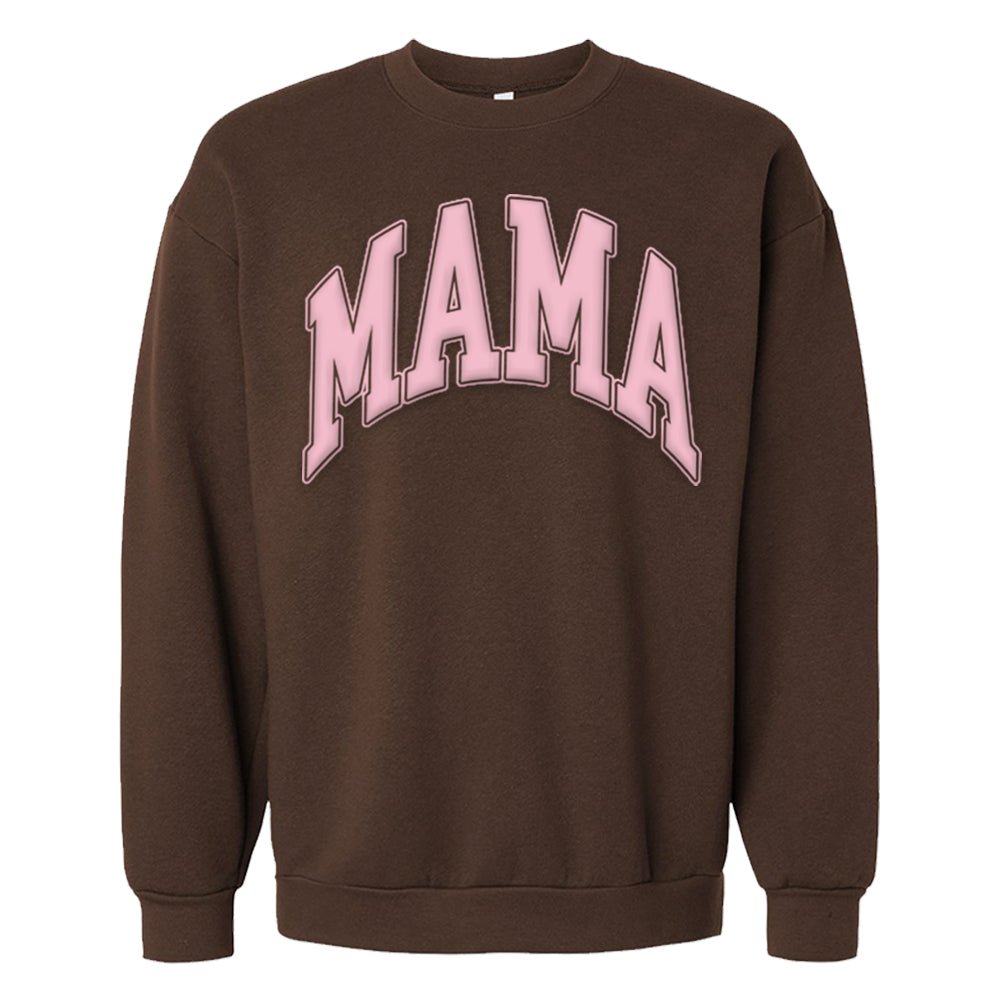 American Apparel 'Mama' PUFF Crewneck Sweatshirt - United Monograms