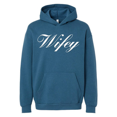 American Apparel 'Wifey' PUFF Hoodie - United Monograms