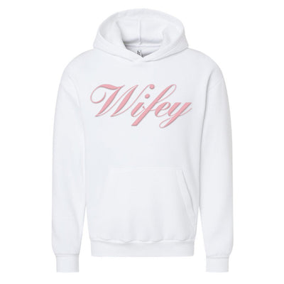 American Apparel 'Wifey' PUFF Hoodie - United Monograms