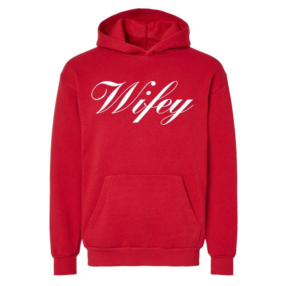 American Apparel 'Wifey' PUFF Hoodie - United Monograms