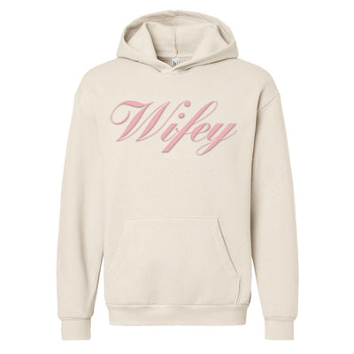 American Apparel 'Wifey' PUFF Hoodie - United Monograms