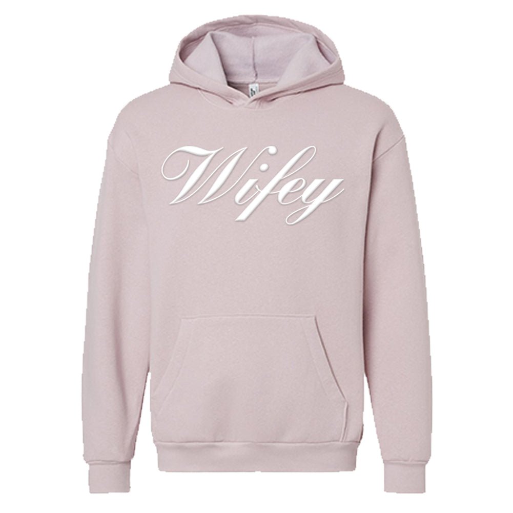 American Apparel 'Wifey' PUFF Hoodie - United Monograms