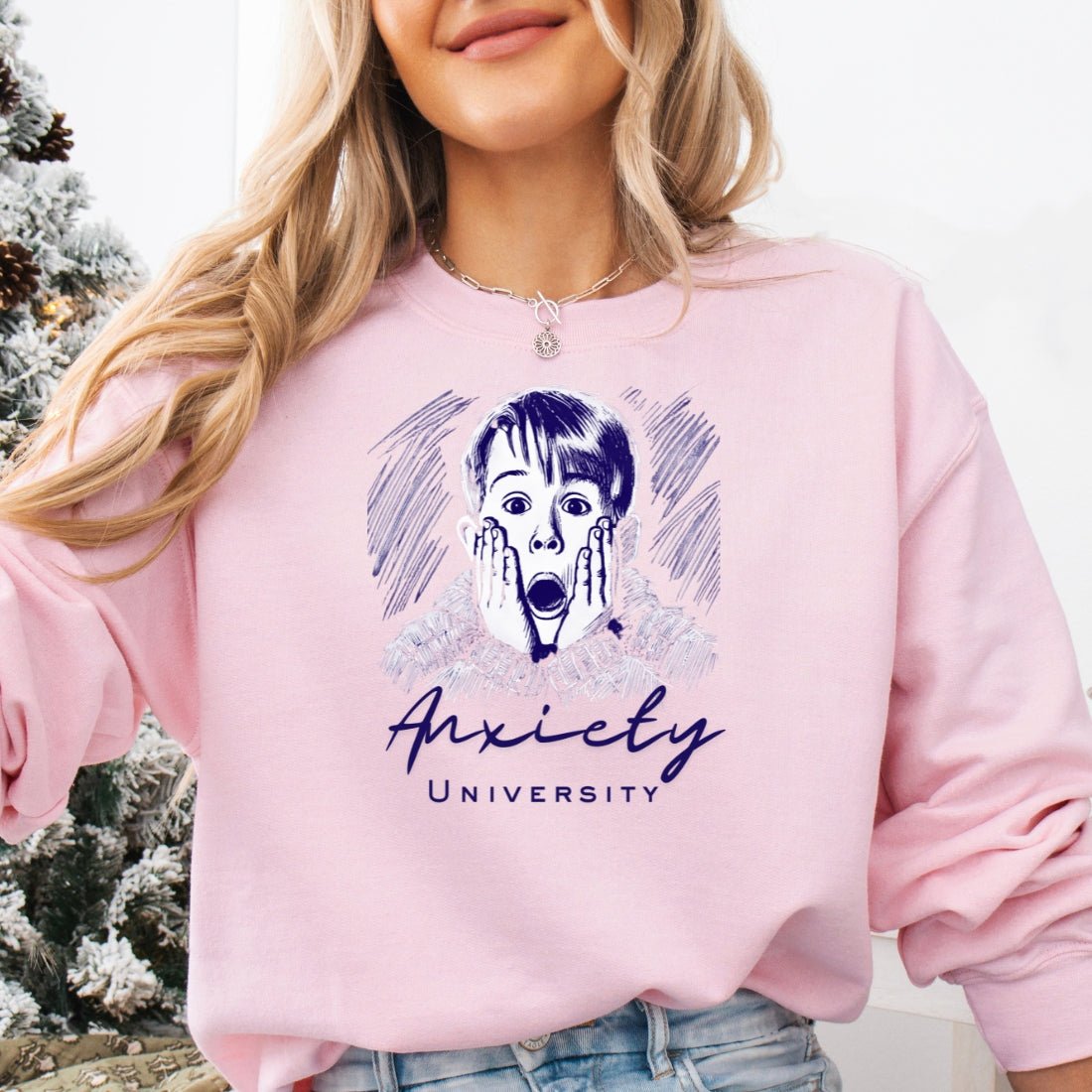 'Anxiety University' Sweatshirt - United Monograms