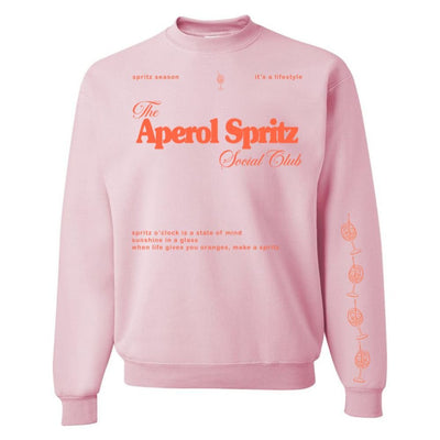 'Aperol Spritz Social Club' Crewneck Sweatshirt - United Monograms