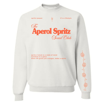 'Aperol Spritz Social Club' Crewneck Sweatshirt - United Monograms