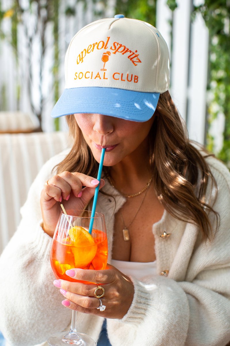 'Aperol Spritz Social Club' Snapback Trucker Hat - United Monograms