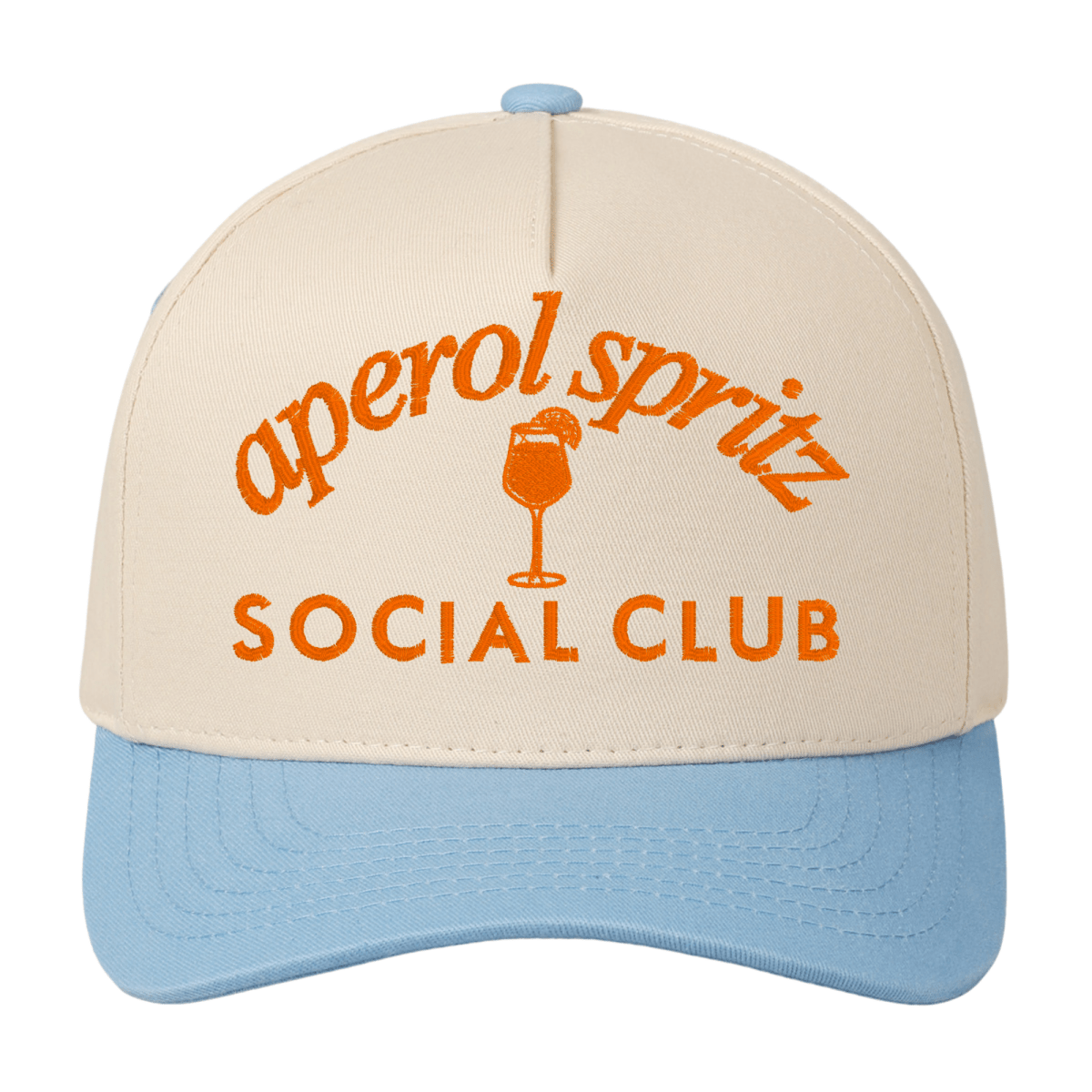 'Aperol Spritz Social Club' Snapback Trucker Hat - United Monograms