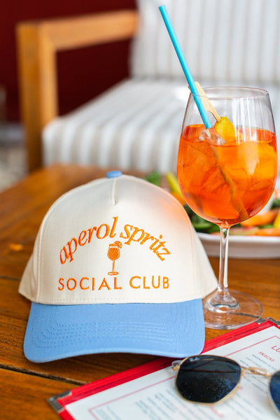 'Aperol Spritz Social Club' Snapback Trucker Hat - United Monograms