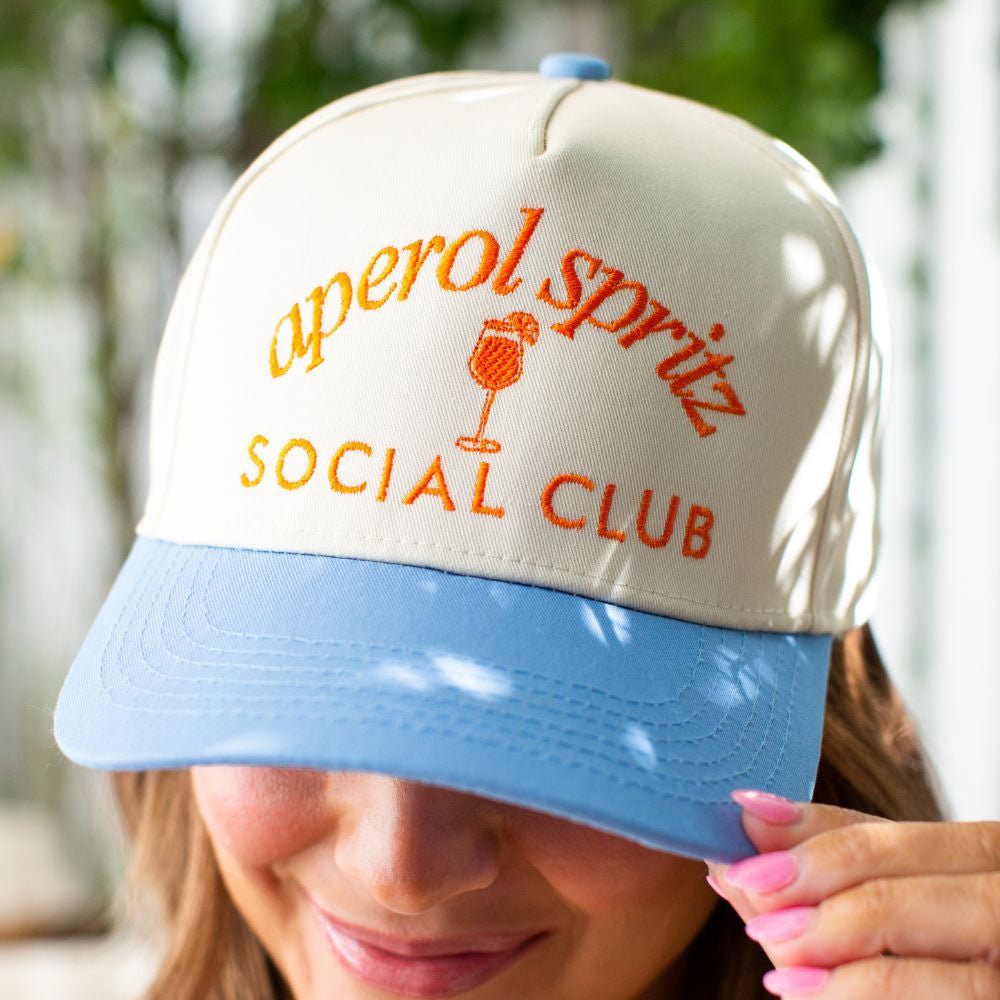 'Aperol Spritz Social Club' Snapback Trucker Hat - United Monograms