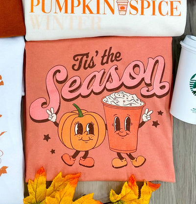 Autumn 'Tis The Season Characters' Crewneck Sweatshirt - United Monograms