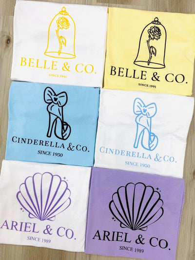 'Belle & Co.' T-Shirt - United Monograms