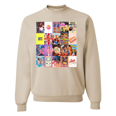 'Best Of The 90's' Crewneck Sweatshirt - United Monograms