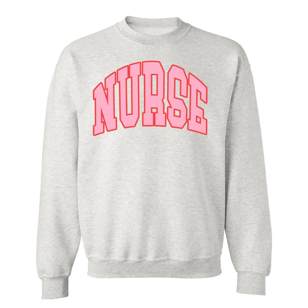 'Block Nurse' Crewneck Sweatshirt - United Monograms