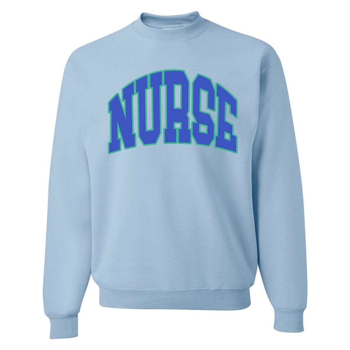 'Block Nurse' Crewneck Sweatshirt - United Monograms