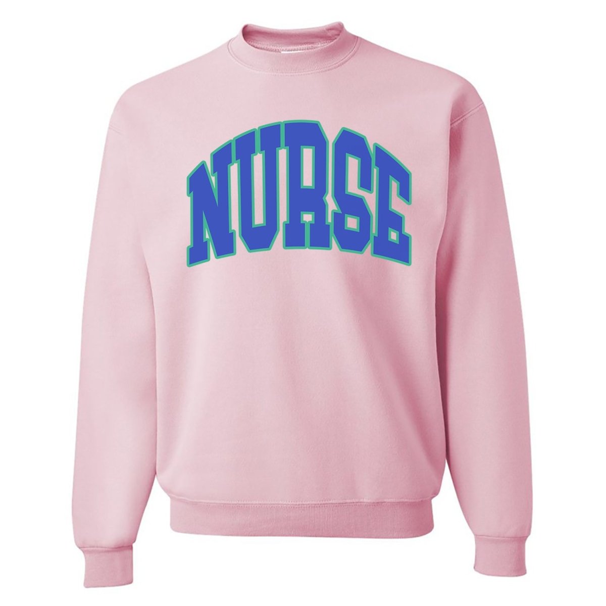 'Block Nurse' Crewneck Sweatshirt - United Monograms