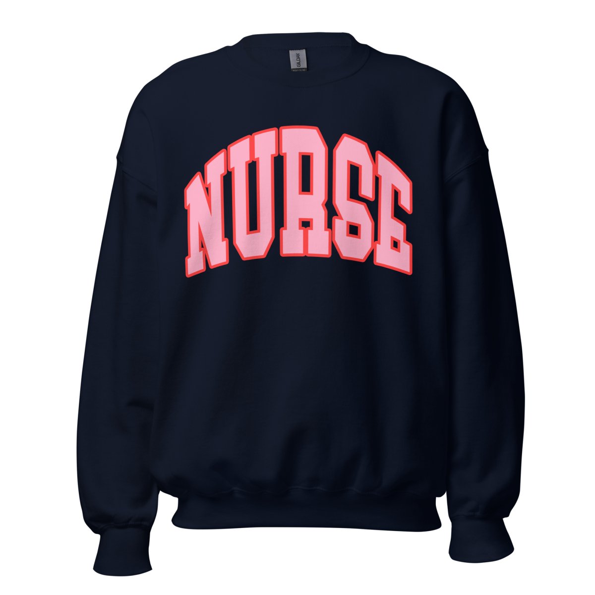 'Block Nurse' Crewneck Sweatshirt - United Monograms