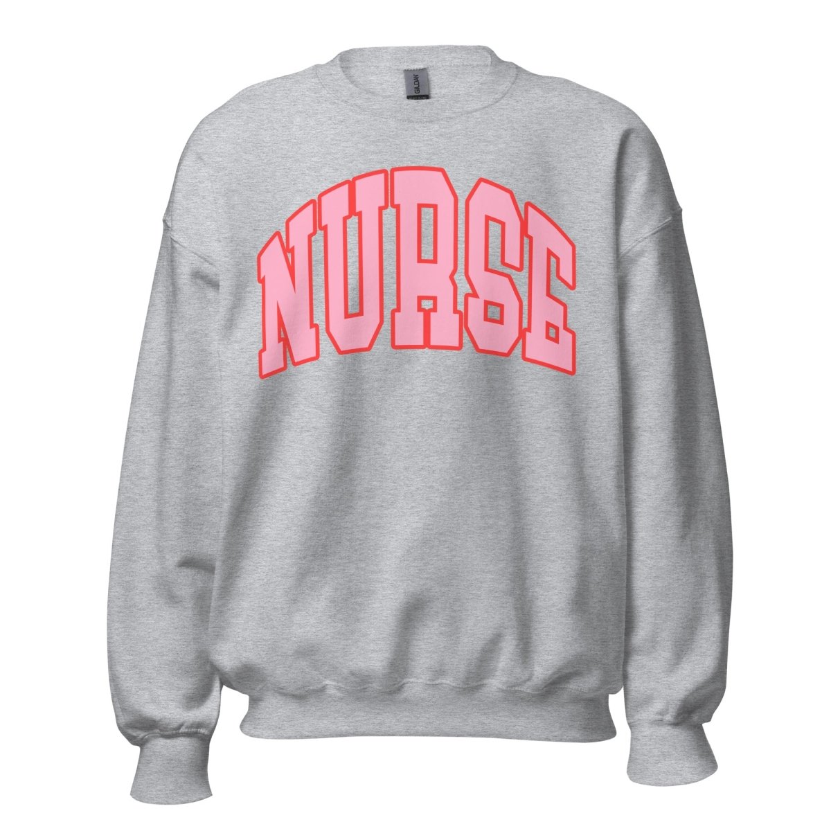 'Block Nurse' Crewneck Sweatshirt - United Monograms