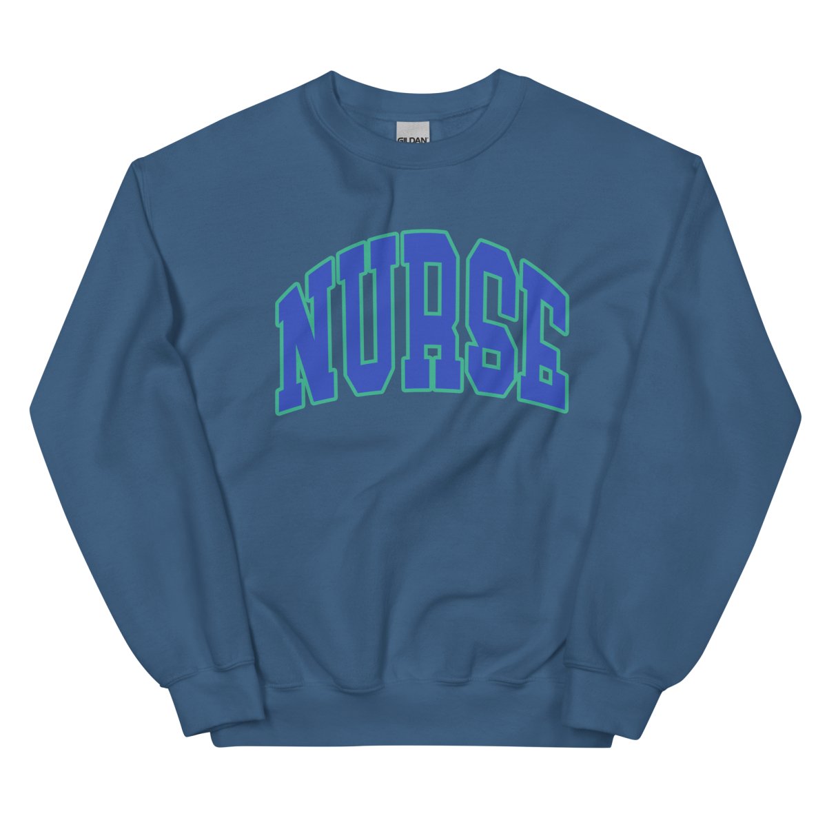 'Block Nurse' Crewneck Sweatshirt - United Monograms