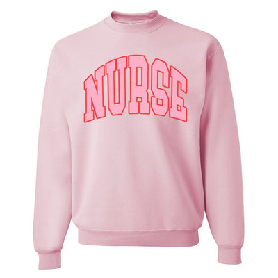 'Block Nurse' Crewneck Sweatshirt - United Monograms