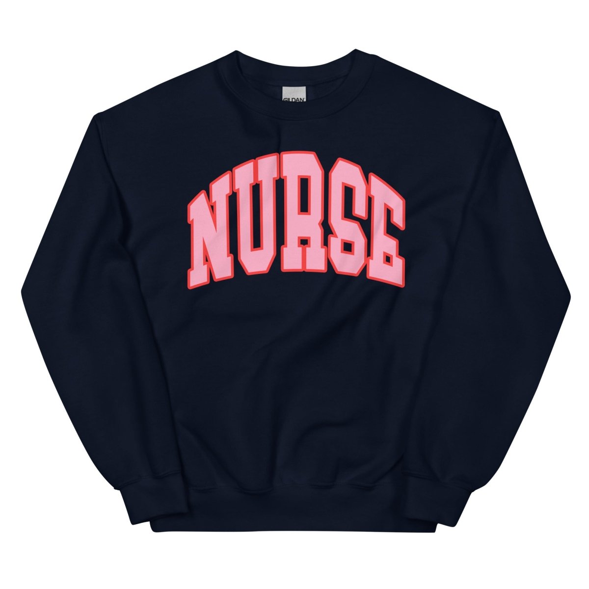 'Block Nurse' Crewneck Sweatshirt - United Monograms