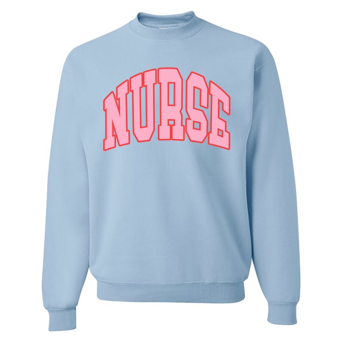 'Block Nurse' Crewneck Sweatshirt - United Monograms