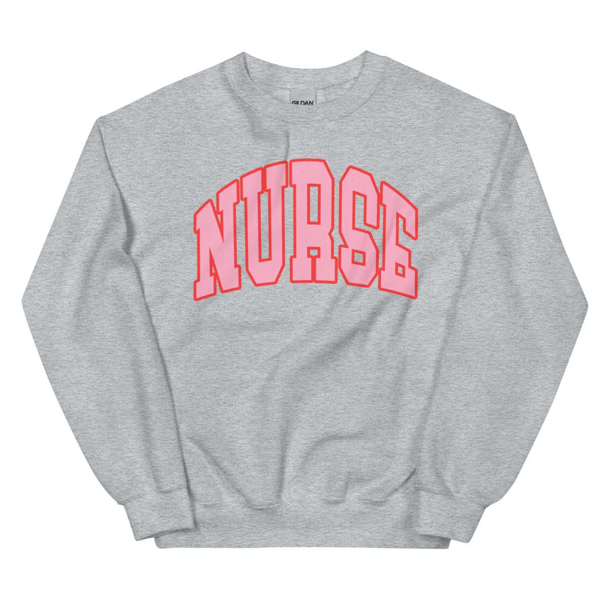 'Block Nurse' Crewneck Sweatshirt - United Monograms