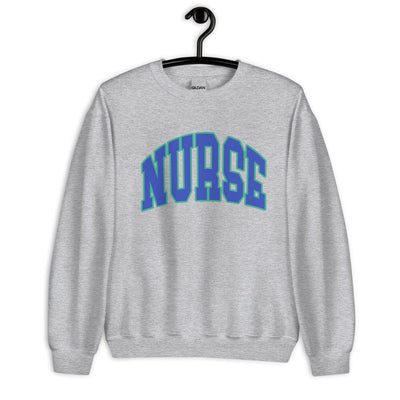 'Block Nurse' Crewneck Sweatshirt - United Monograms