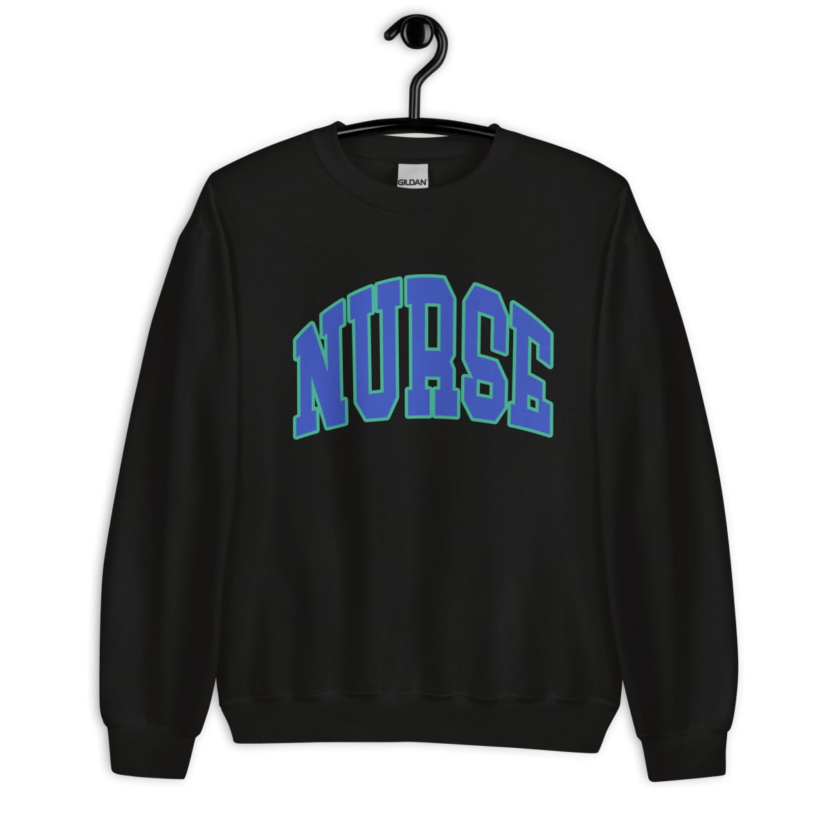 'Block Nurse' Crewneck Sweatshirt - United Monograms