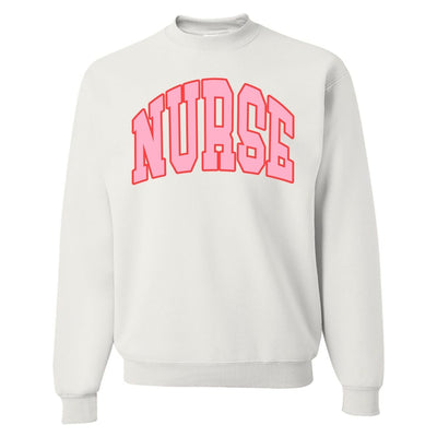 'Block Nurse' Crewneck Sweatshirt - United Monograms