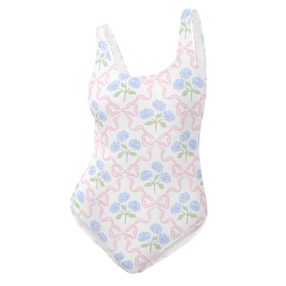 'Blooming Bows' One-Piece Swimsuit - United Monograms