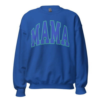 'Blue Mama' Crewneck Sweatshirt - United Monograms