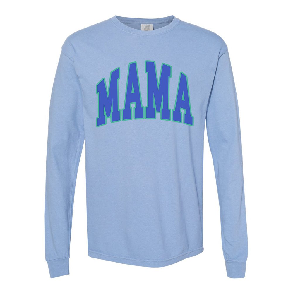 'Blue Mama' Long Sleeve T-Shirt - United Monograms